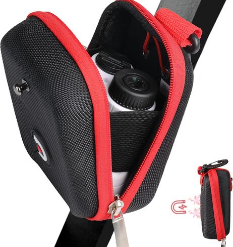 جراب ACHIX Golf Rangefinder الصلب متوافق مع Bushnell/Callaway/Tectectec، حقيبة حمل مكتشف نطاق الليزر العالمي مع مشبك حزام حلقة تسلق لمعظم العلامات التجارية in Kuwait