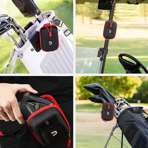 جراب ACHIX Golf Rangefinder الصلب متوافق مع Bushnell/Callaway/Tectectec، حقيبة حمل مكتشف نطاق الليزر العالمي مع مشبك حزام حلقة تسلق لمعظم العلامات التجارية in Kuwait