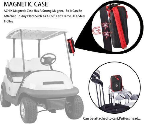 جراب ACHIX Golf Rangefinder الصلب متوافق مع Bushnell/Callaway/Tectectec، حقيبة حمل مكتشف نطاق الليزر العالمي مع مشبك حزام حلقة تسلق لمعظم العلامات التجارية in Kuwait