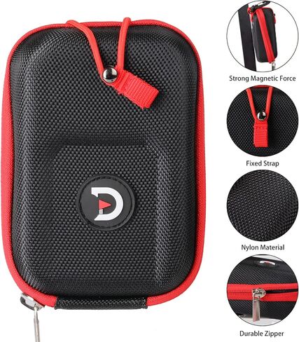 جراب ACHIX Golf Rangefinder الصلب متوافق مع Bushnell/Callaway/Tectectec، حقيبة حمل مكتشف نطاق الليزر العالمي مع مشبك حزام حلقة تسلق لمعظم العلامات التجارية in Kuwait