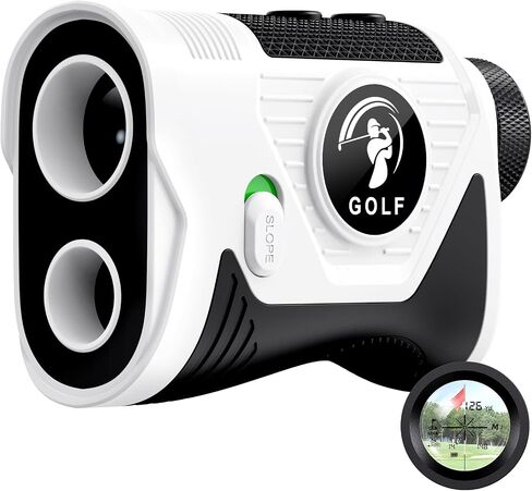 Golf Rangefinder with Slope, 1200 Yards Laser Range Finder for Golf, Flag Lock Vibration, Rechargeable Type-C, 7X Magnification, Tournament Legal, Father's Day Golf Gift for Dad in Kuwait