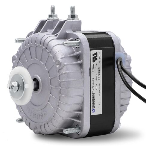 YZF10-20 Fan Motor, 120V 10/55W 0.8A 60Hz 1550rpm Shaded Pole YZF10-20 Condenser Fan AC Motor Replacement Parts for Refrigeration Equipment, Radiator Evaporator Freezer, Small Ventilation Equipment in Kuwait