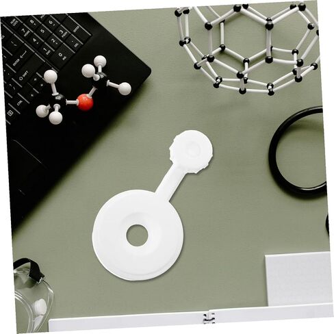 2pcs Plastic Lab Funnel Holder Stand Dual Holes, Laboratory Organization Rack for Chemical Funnel Storage and School Lab Experimental Setup in Kuwait