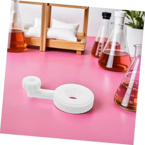 2pcs Plastic Lab Funnel Holder Stand Dual Holes, Laboratory Organization Rack for Chemical Funnel Storage and School Lab Experimental Setup in Kuwait