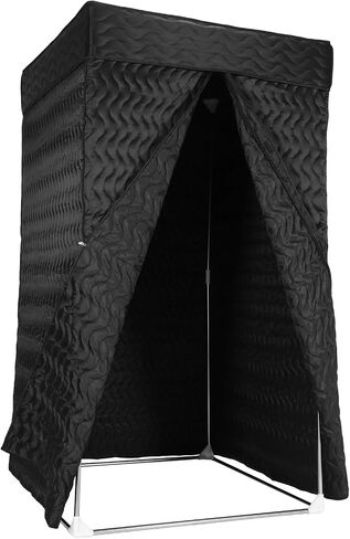 Generic Foldable Sound Isolation Booth for Home with Thick Acoustic Blankets Echo-Free Vocals Recording Studio 360 Degree Reverb for Voice Over Podcast Music Singer in Kuwait