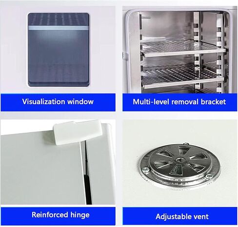 Forced Air Convection Lab Oven,Laboratory Constant Temperature Blast Drying Oven with Digital Controller,Adjustable Fan Speed (16l) in Kuwait