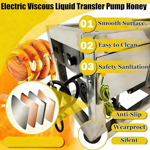 90w Electric Viscous Liquid Transfer Pump,Pumping Processing Machine,Food Fluid Gear Pumping Equipment,for Honey in Kuwait
