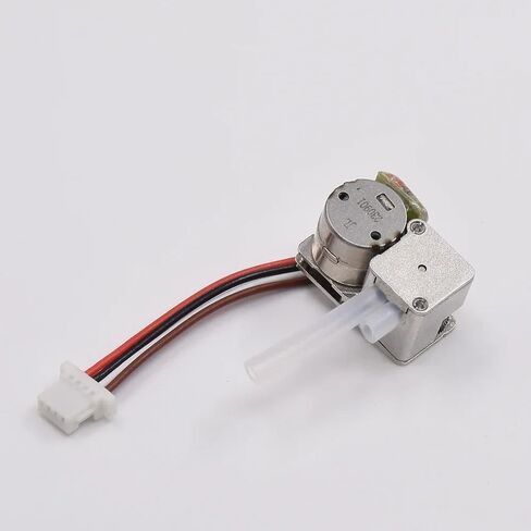 Low-noise motor Tiny Mini 8mm Gear Stepper Motor Metering Precise Peristaltic Pump Flow Control Water Liquid dosing Pump for Medical Experiment(5V Pump) in Kuwait