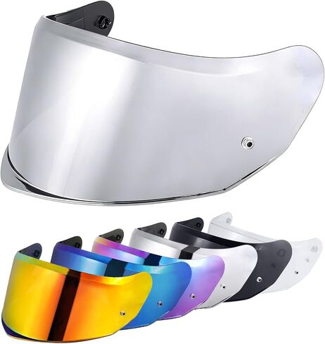 Stream II Helment Visor Face Shield for Stream II Potorcycle Helment Helment Replace (Black) in Kuwait