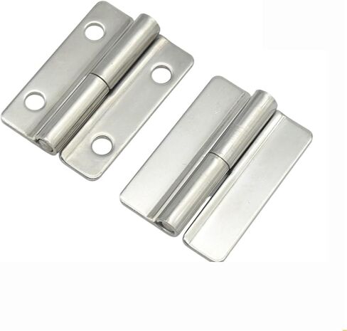 2 Inch 304 Stainless Steel Detachable Hinge Without Holes Welded Left and Right 1Pcs(XK445-1Y) in Kuwait