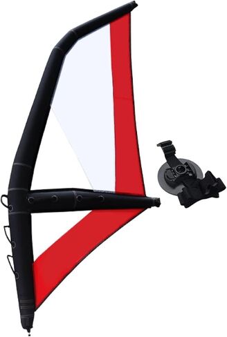 Inflatable Sail Inflatable Windsurfing Wing Professional Handheld Surfing Surfboard Sail Versatile PVC Oxford Structure Transparent Window in Kuwait