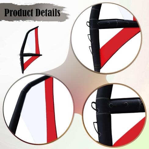 Inflatable Sail Inflatable Windsurfing Wing Professional Handheld Surfing Surfboard Sail Versatile PVC Oxford Structure Transparent Window in Kuwait