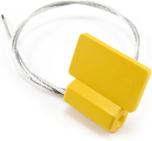 HF/UHF NFC Rfid Metal Seal Tags Security Numbered Zip Ties Seals Eletronic Writable NFC Metal Cable Tie Tags for Shipping Truck Trailer Container (HF Rfid Seals, 10pcs) in Kuwait