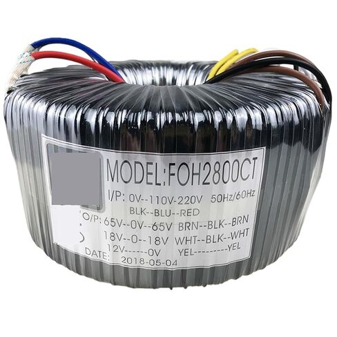 1pcs 2800W high-Power Amplifier Ring Transformer 220V to Double 65V Double 18V Single 12V in Kuwait