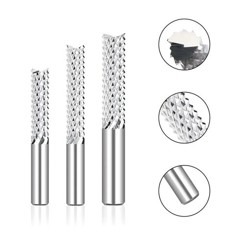 مطحنة نهاية الذرة PCB قاطعة المطحنة كربيد أدوات القطع باستخدام الحاسب الآلي راوتر بت عرقوب 1/8 4 6 8 10 12 مللي متر 1 قطعة (D6x32x60L) in Kuwait