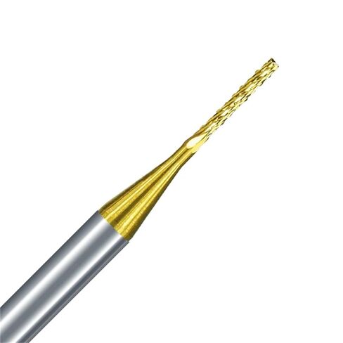 PCB قاطعة المطحنة 1/8 عرقوب كربيد نهاية مطحنة التصنيع باستخدام الحاسب الآلي بت التوجيه للنجارة الذرة 1 قطعة (1.6 مللي متر) in Kuwait