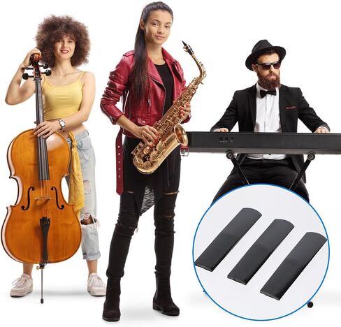 3 Pcs Plastic Clarinet Reeds 2.5, Bb Strength, Bass Reeds for Clarinet Traditional Style Resin Reed for Beginners Teachers Students Players Music Lovers in Kuwait