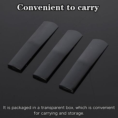 3 Pcs Plastic Clarinet Reeds 2.5, Bb Strength, Bass Reeds for Clarinet Traditional Style Resin Reed for Beginners Teachers Students Players Music Lovers in Kuwait