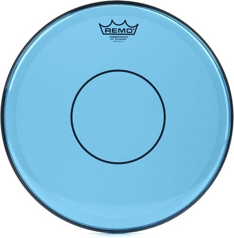 Remo Powerstroke 77 Colortone Blue Snare Head - 14 inch + Remo Powerstroke 77 Colortone Red Snare Drumhead - 14 inch Val in Kuwait