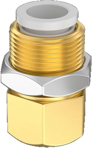 Straight Through Internal Thread Partition Joint KB2E/KQ2E04 06 08 10 12-01 02 03 04S 1Pcs(S-KQ2E12-02) in Kuwait