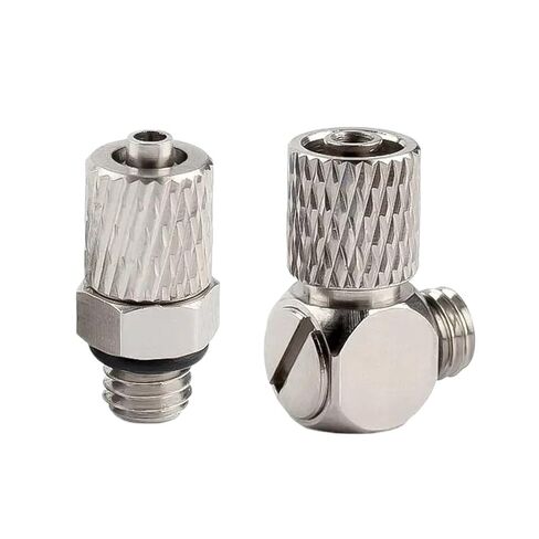 5Pcs Male Thread M3 M4 M5 M6 Air Tube 3mm 4mm 6mm OD Mini Pneumatic Pipe Connector Screw Through Quick Fitting Fast Twist Joint(WX-KPL6-M5) in Kuwait