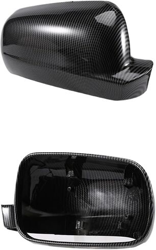 Carbon FiberSide Rear View Mirror Cover Replacement Fit for Bora 1998-2009 in Kuwait