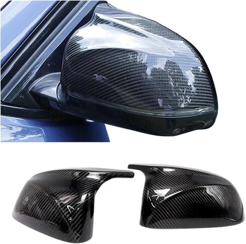 Upgrade M Shells Rearview Cap Fit for X3 X4 X5 X6 X7 G01 G02 G05 G06 G07 18-22 Real Carbon Fiber Pattern Mirror Cover in Kuwait