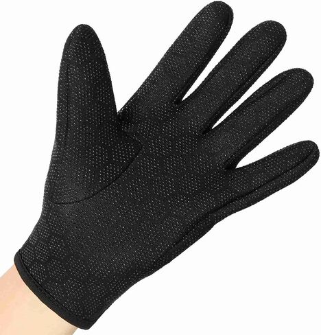 RiToEasysports 1.5mm Neoprene Diving Gloves Non Slip Snorkeling Gloves with Full Palm Grip Adjustable Fastener Warm Scratch Protection for Women Men Surfing Kayaking Swimming in Kuwait