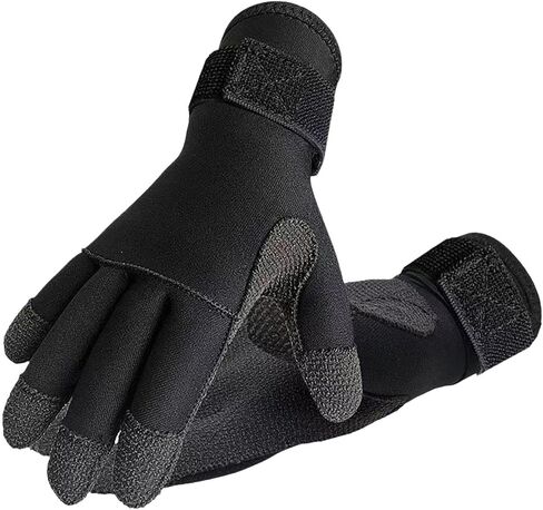 harayaa Diving Gloves Anti Slip Five Finger Swim Gloves Portable Resistant Nylon Hand Protection Suitable for Gift Giving Home Decoration Water in Kuwait