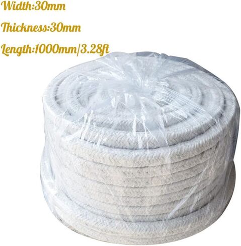 ألياف السيراميك حبل موقد الباب طوقا ختم أحجام متعددة 18-50 مللي متر قطر 1 متر (30*30*1000 مللي متر) in Kuwait