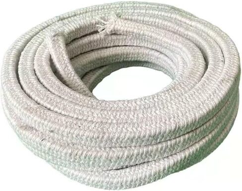 Ceramic Fiber Square Rope High Temperature Seal For Furnace Door Gasket 10M Multiple Sizes(Diameter 12 mm) in Kuwait