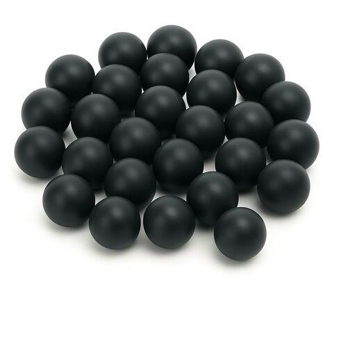 A.C.I.L. 100 x Hard Nylon Precision Balls – .68 Cal. Reusable Training Balls for Target Practice & Marker Compatibility – Durable Solid Nylon Spheres (Black) in Kuwait
