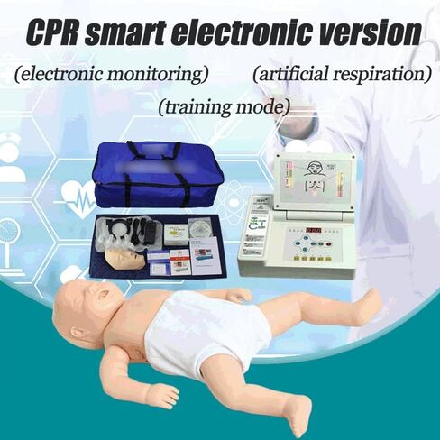 Child CPR Training Manikin, First Aid Trauma Human Anatomical, Full Body Cardiopulmonary Resuscitation Simulator Medical Model, for Doctor Nursing Training Medical Teaching Research Dummy in Kuwait