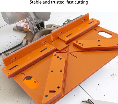 Door Casing Cutting Assistant, Miter Guide 20mm Thick Cutting Model, Aluminum Backrest Clamp Stable, Synthetic Cardboard Material, Suitable for Various Decoration in Kuwait