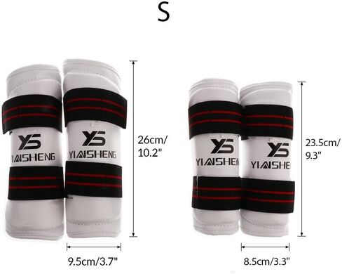 Set of 4 Shin and Forearm Guard Leg Arm Pads Boxeo En Tailandia Thai Boxing Kickboxing Training Gear Equipment - Choice & Size in Kuwait