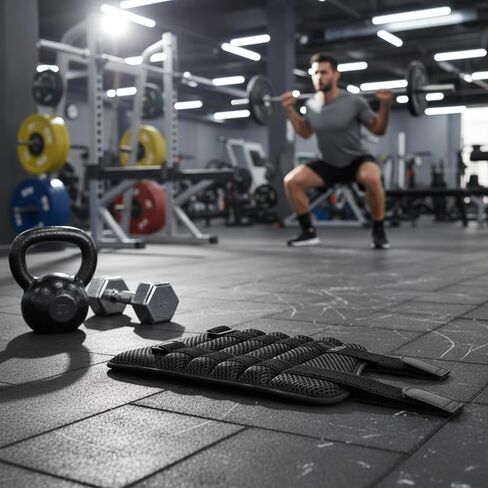 Training Wrist Support Forearm Protector Adjustable Double-Strap Kettlebell Wrist Guard Impact Absorption Ergonomic Breathable Mesh Suitable for Strength Training Exercise in Kuwait