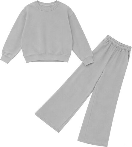 Sweatsuits Women 2 Piece Outfit 2026 Fall Winter Fashion Comfy Casual Crewneck Track Suits Matching Lounge Sets in Kuwait