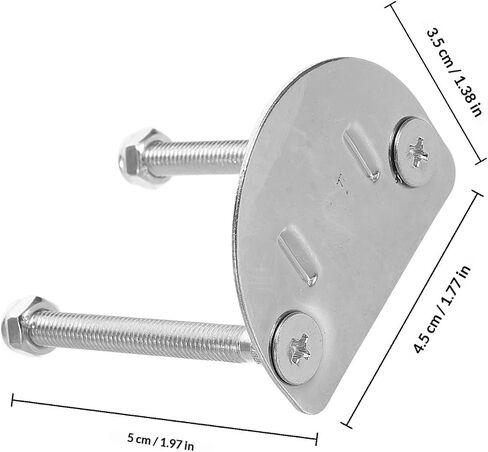 4pcs Roller Skate Base Plates Hardware Accessories Double Row Skate Bracket with Shock Absorption for Roller Repair and Installation Compatible with Drift in Kuwait