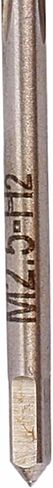Eujgoov M2.5x0.45mm HSS Metric Thread Tap Straight Flute Machine Tap with Clean Flute Geometry for Internal Thread Cutting in Hard Materials in Kuwait