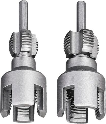 Integrated Internal & External Pipe Threading Tool, 2025 Upgraded Electric Drill Compatible PVC & Plastic Pipe Threader Kit, Water Pipe Internal and External Integrated Threader in Kuwait