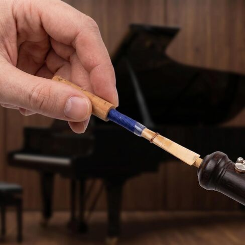 Kisangel Oboe Reeds for Beginners: Medium Soft Double Reed with Storage Tube - C Key Woodwind Accessory for Student Practice and Orchestra Performance in Kuwait