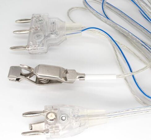 Fencing Body Wire for Foil/Sabre – Durable Stainless Steel Conductive Hand Line with Standard Pin Plug, Flexible & Lightweight Design for Training and Competition in Kuwait
