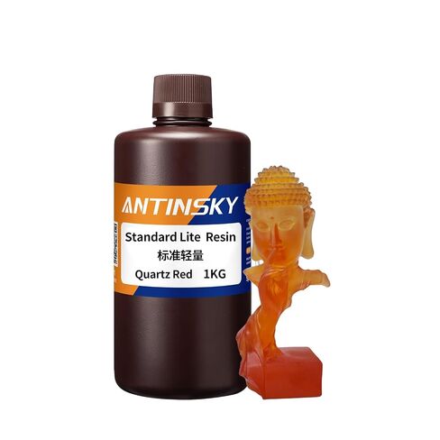 طابعة Antinsky Standard Lite الراتنج ثلاثية الأبعاد راتنج المعالجة بالأشعة فوق البنفسجية 405 نانومتر فوتوبوليمر لشاشات الكريستال السائل/DLP نشاط عالي، دقة عالية، انكماش منخفض، معالجة سريعة، ثبات رائع، رائحة منخفضة، طلاء أرجواني 1 كجم in Kuwait