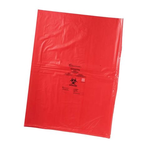 Heathrow Scientific HS10322 Biohazard Disposable Bag, 19" x 23", Red in Kuwait