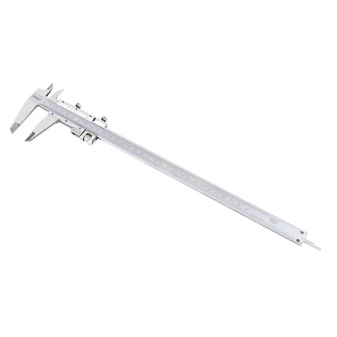 فرجار Dasqua Vernier 0-300 مم / 0-12 بوصة | أداة قياس دقيقة من الفولاذ المقاوم للصدأ، تدرج 0.02 مم / 0.001 بوصة، دقة ±0.03 مم، معيار DIN862، برغي قفل وضبط دقيق in Kuwait