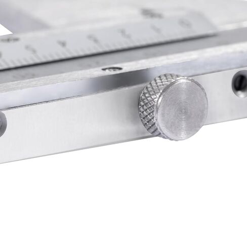 فرجار Dasqua Vernier 0-300 مم / 0-12 بوصة | أداة قياس دقيقة من الفولاذ المقاوم للصدأ، تدرج 0.02 مم / 0.001 بوصة، دقة ±0.03 مم، معيار DIN862، برغي قفل وضبط دقيق in Kuwait