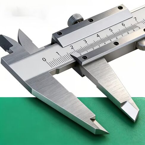 1pc High Carbon Steel Vernier Caliper 150mm Industrial Grade Mechanical Measuring Ruler No Electricity for DIY Machinist in Kuwait