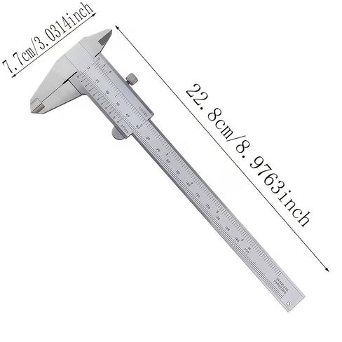 1pc High Carbon Steel Vernier Caliper 150mm Industrial Grade Mechanical Measuring Ruler No Electricity for DIY Machinist in Kuwait