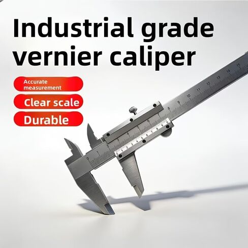 1pc High Carbon Steel Vernier Caliper 150mm Industrial Grade Mechanical Measuring Ruler No Electricity for DIY Machinist in Kuwait