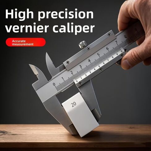 1pc High Carbon Steel Vernier Caliper 150mm Industrial Grade Mechanical Measuring Ruler No Electricity for DIY Machinist in Kuwait
